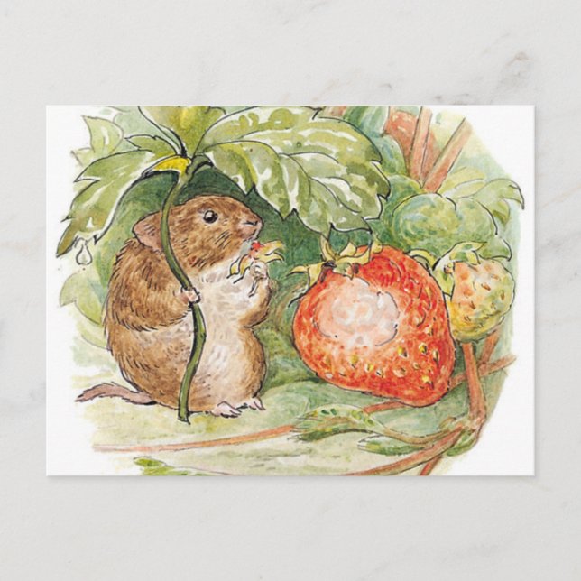 Timmy Willie Mouse - Beatrix Potter Postkarte (Vorderseite)