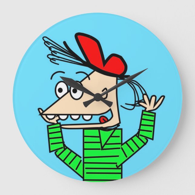 Timmy zitterte große wanduhr (Vorderseite)