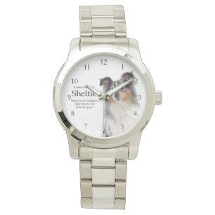 Timmy's Blue Merle Sheltie Watch Armbanduhr