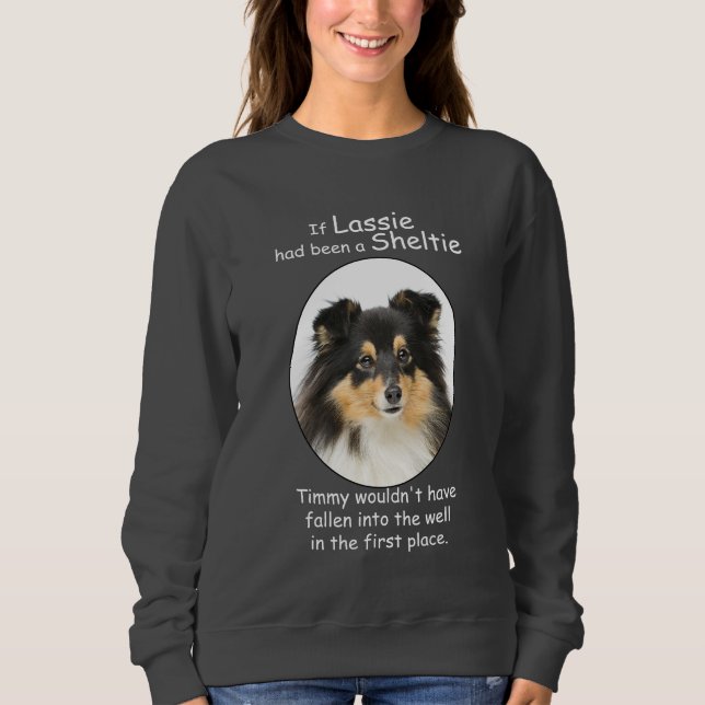 Timmy's Tri-Color Sheltie Sweatshirt (Vorderseite)
