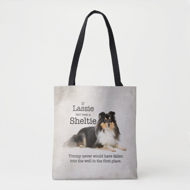 Timmys Tri FarbeSheltie Tasche (Vorderseite)