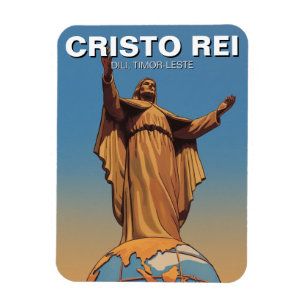 Timor-Leste Cristo Rei von Dili Magnet