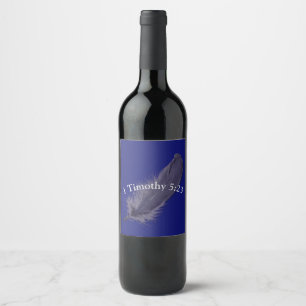 Timothy-5:23 des Wein-1 Weinetikett