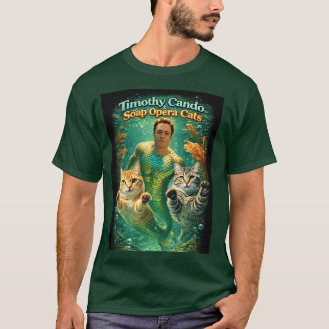 Timothy Cando & die Soap Opera Cats T-Shirt (Vorderseite)