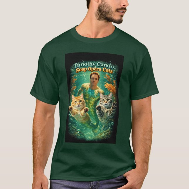 Timothy Cando & die Soap Opera Cats T-Shirt (Vorderseite)