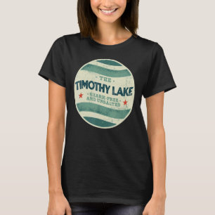 Timothy Lake Shark Free and Unsalattes Camping Ore T-Shirt