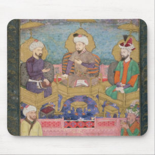 Timur (1336-1405), Babur (1483-1530, r.1526-30) Mousepad