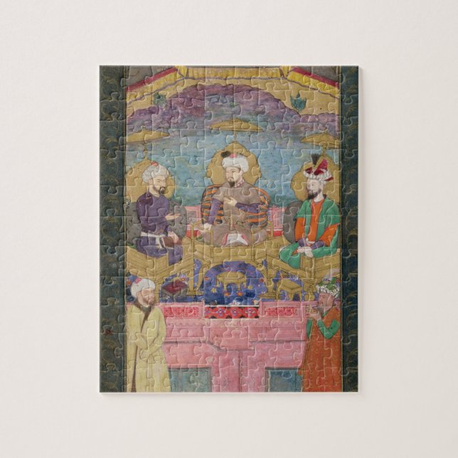 Timur (1336-1405), Babur (1483-1530, r.1526-30) Puzzle (Vertikal)