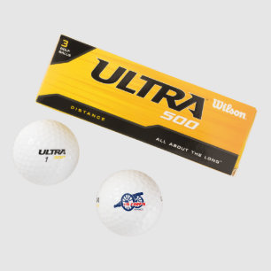 Tin Cannon Logo Golf Golfball