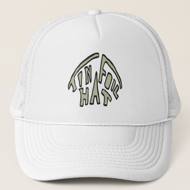 Tin Foil Hat Truckerkappe (Vorderseite)