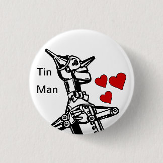 Tin Man Knopf Liebe dem großen Zauberer von Oz Button