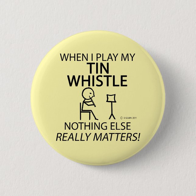 Tin pfeift nichts anderes button (Vorderseite)