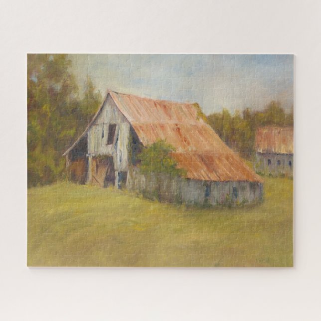 Tin Roof Barn Puzzle (Horizontal)