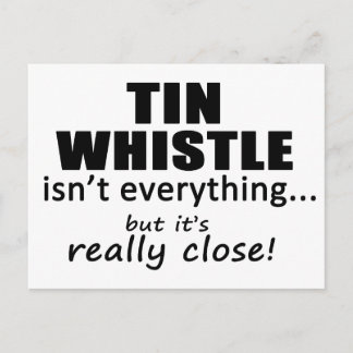 Tin Whistle ist nicht alles Postkarte