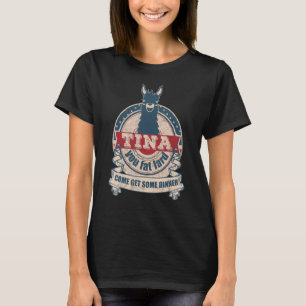 Tina, du fettes Schwein, komm und hol dir ein Aben T-Shirt