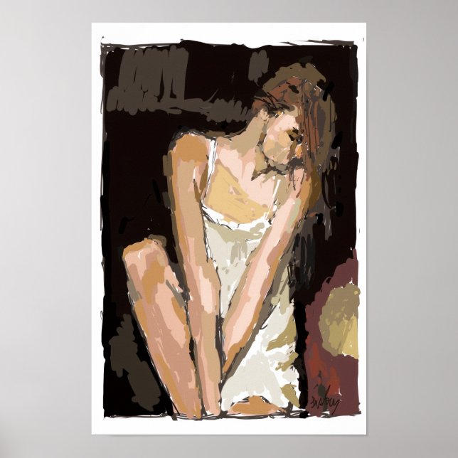 Tina in Degas Stimmung Poster (Vorne)