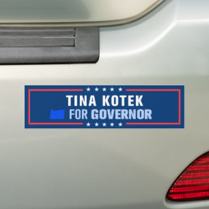 Tina Kotek als Gouverneurin von Oregon Autoaufkleber