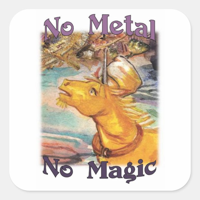 Tinam No Metal No Magic Stickers (Vorderseite)