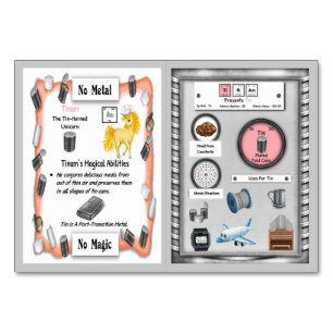 Tinam - Tin Horn Unicorn Trading Card Tischnummer