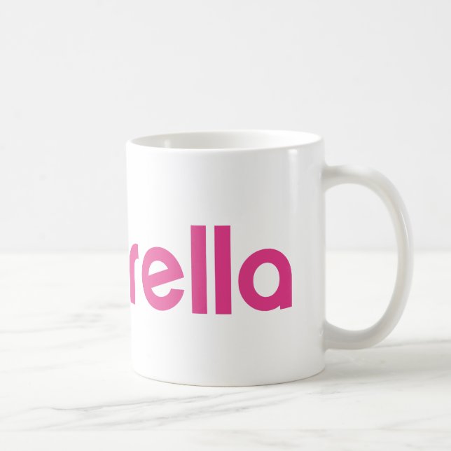 Tinderella, großer Text Kaffeetasse (Rechts)