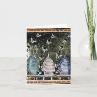 TINDR'S BEES 4" x 5,6" Faltschachtel-Karte VOLLFAR