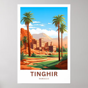 Tinghir Marokko Reisen Print Poster