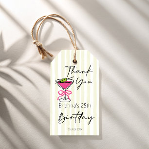 Tini-Bit ältere handrasierte Retro-Geburtstagsfavo Geschenkanhänger