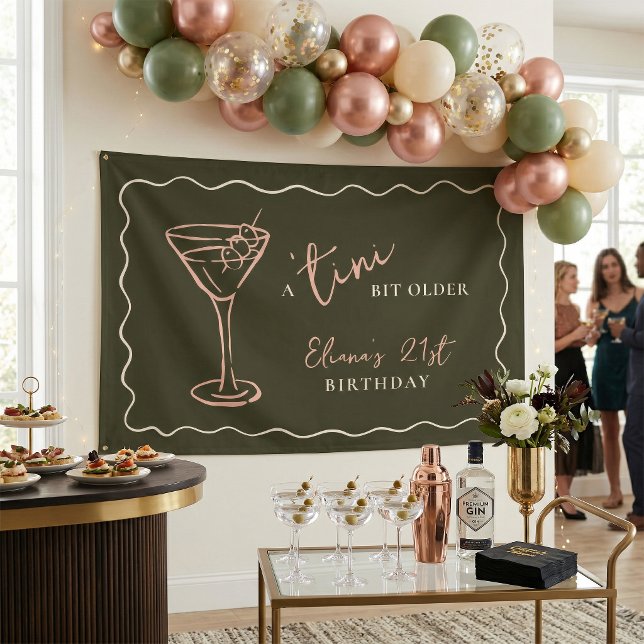 Tini Bit Ältere Personalisierte Geburtstagsparty Banner (Von Creator hochgeladen)