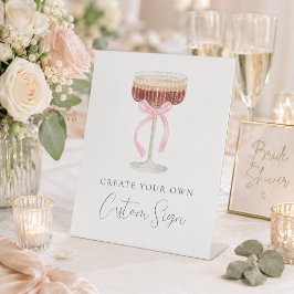 Tini Bit Closer Brautjungfernparty-Einladung Sockelschild