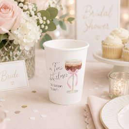 Tini Bit Closer Brautparty Pappbecher