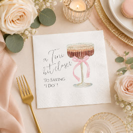 Tini Bit Closer Junggesellinnenabschied Serviette