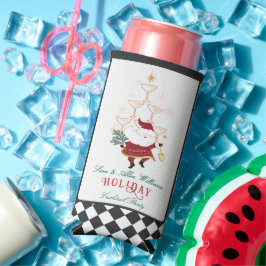 Tini Bit Merry Martini Office Christmas Santa Selters Dosenkühler