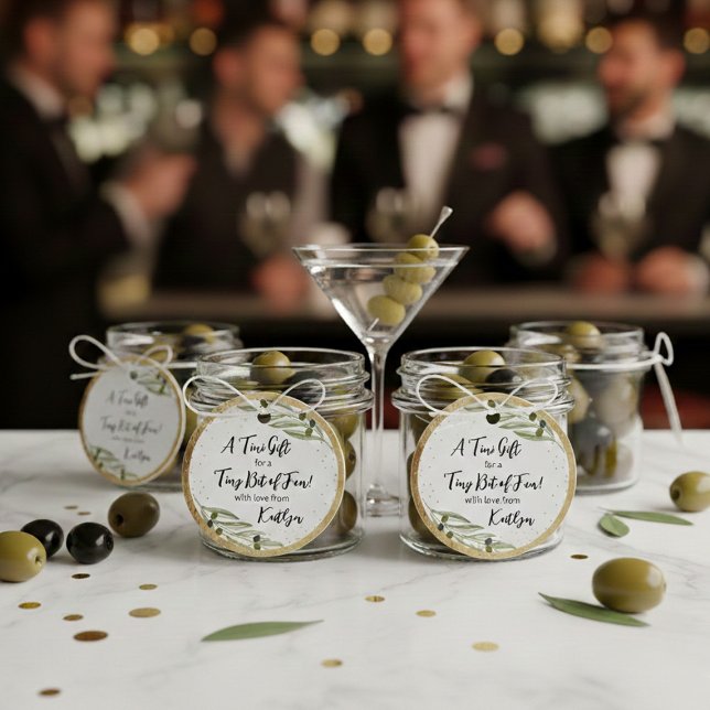 Tini Bit Of Fun Martini Soirée Geschenkanhänger (Von Creator hochgeladen)