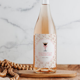 'Tini Bit Older Espresso Martini Coquette Geburtst Weinetikett