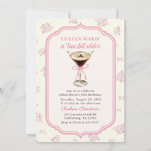 Tini Bit Older Espresso Martini Coquette Geburtsta Einladung