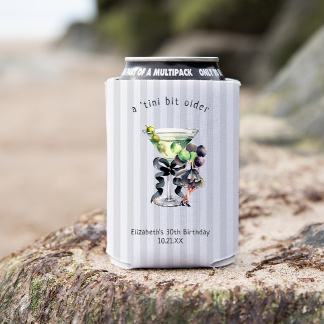 Tini Bit Older | Martini Themed Birthday Gevor Dosenkühler (Von Creator hochgeladen)