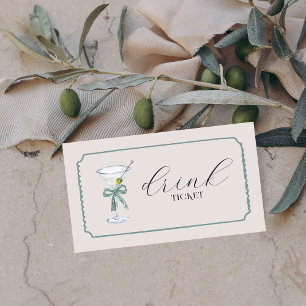 Tini Bit Older   Martini Themed Drink Ticket