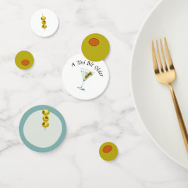 Tini Bit Older - Olive & Drink Thema Konfetti