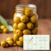 Tini One Baby Shower Errate wie viele Oliven