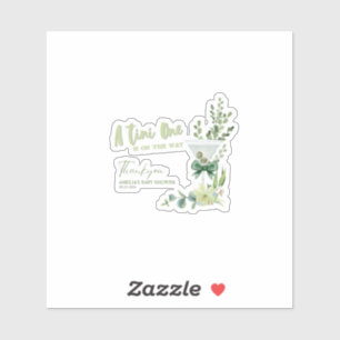 Tini one ist auf dem Weg geschlechtsneutrale Babyd Aufkleber