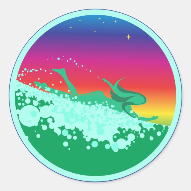 Tinidril Bodysurf Sticker (Vorderseite)