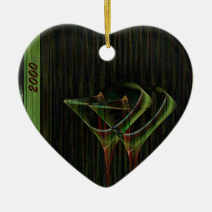 Tinis for Two Fee Martini Art Keramik Ornament