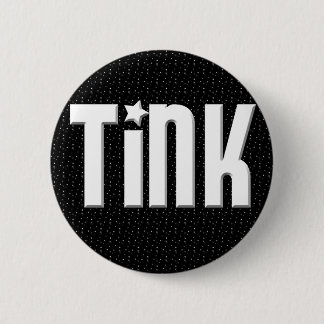 Tink Knopf - Schwarz-Sterne Button