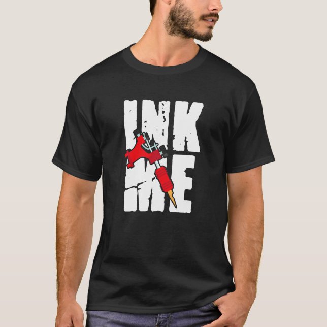 Tink Me Phantastisch entsetzt Tattoos Tattoo Gun M T-Shirt (Vorderseite)