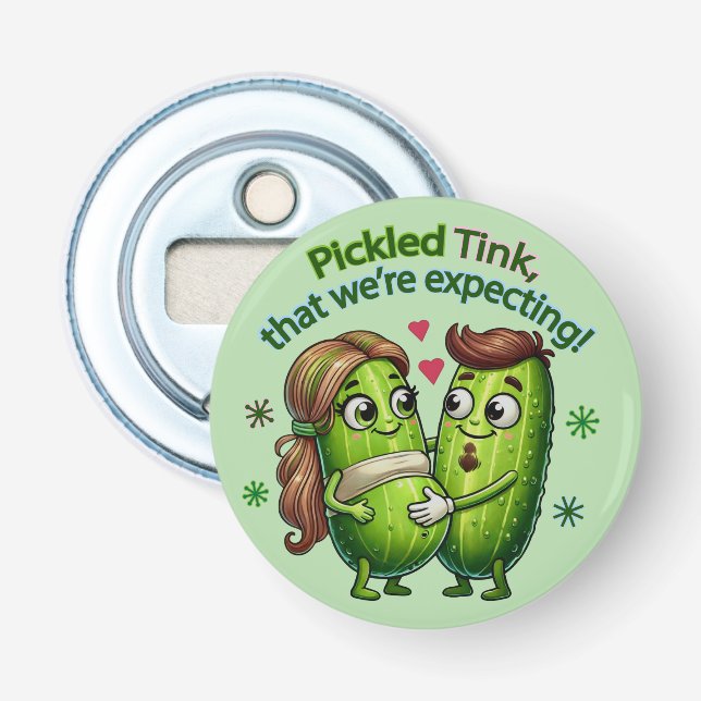 Tink mit Pickle, den wir erwarten Flaschenöffner (Vorderseite)