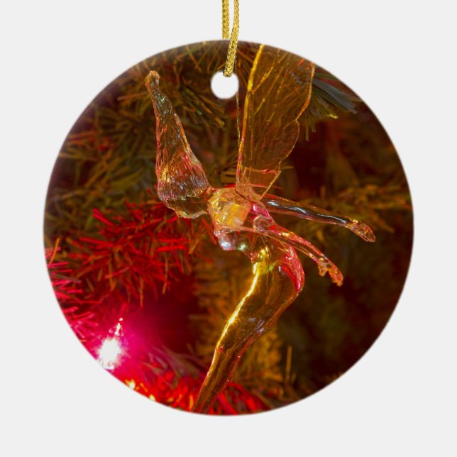 Tinker Bell Landing Keramik Ornament (Vorne)