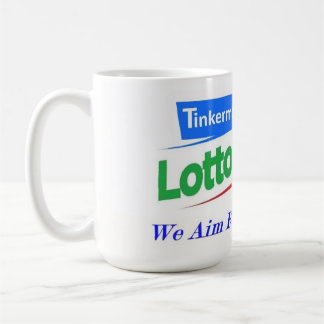 Tinkermen Lotto Bericht Logokombination Kaffeetasse