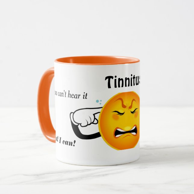Tinnitus Awareness Tasse (Vorderseite Links)