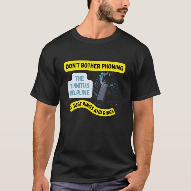 Tinnitus helpline Hörstörungen T-Shirt (Vorderseite)