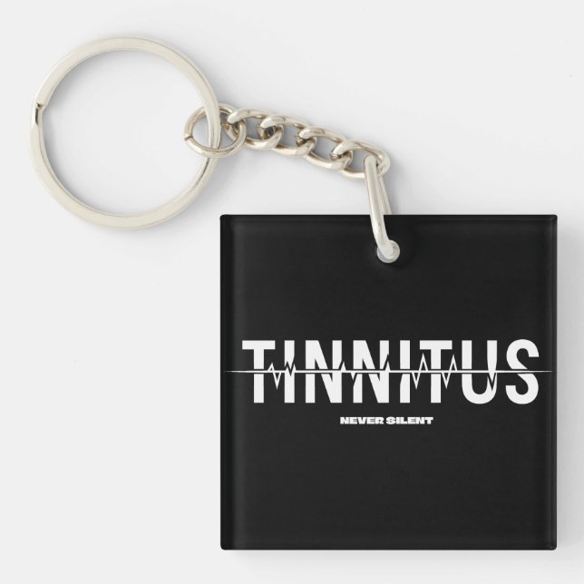 Tinnitus Schlüsselanhänger (Vorderseite)